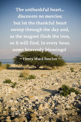 Gratitude-Henry Ward Beecher